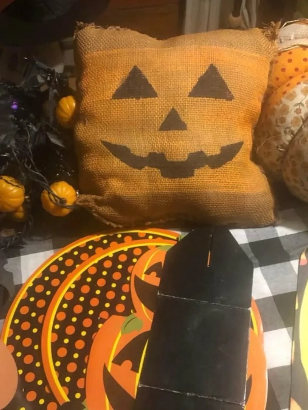 Halloween Party Décor Set - Orange and Black